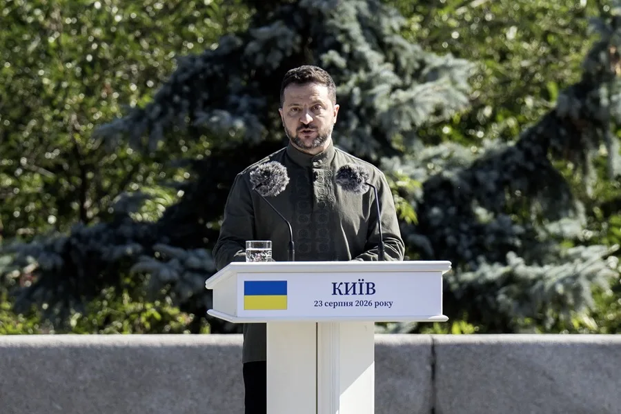 Zelenski afirma en el Día de la Independencia que Ucrania “no es una víctima, sino un guerrero”