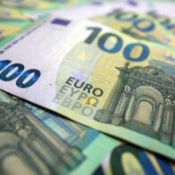 Billetes de euro.