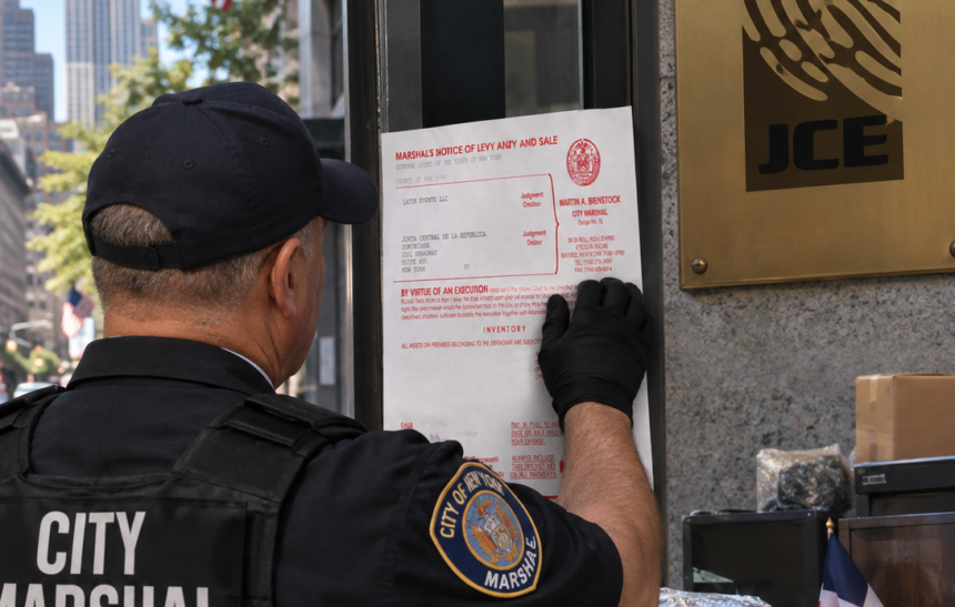 JCE enfrenta embargo de bienes en Nueva York por deuda cercana al millón de dólares