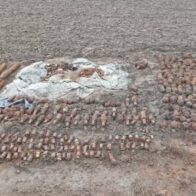Un granjero encontró 710 restos explosivos de la Segunda Guerra Mundial en un campo de Płońsk, en Polonia