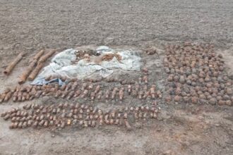 Un granjero encontró 710 restos explosivos de la Segunda Guerra Mundial en un campo de Płońsk, en Polonia