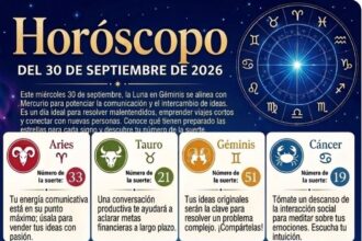 Horóscopo del 30 de septiembre de 2026: predicciones para cada signo
