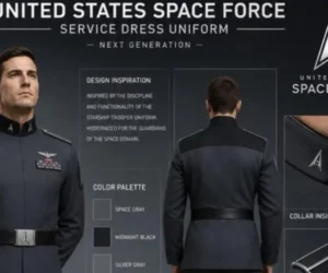 Trump enseña el nuevo uniforme de la Fuerza Espacial y las redes lo comparan con el traje de las SS del régimen nazi
