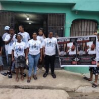 Familia Medrano sale a las calles y exige justicia por la muerte de Wilkin Medrano en Villa Hermosa