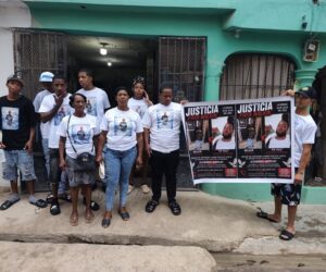 Familia Medrano sale a las calles y exige justicia por la muerte de Wilkin Medrano en Villa Hermosa