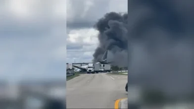 Un avión de carga de Amazon se estrella en el aeropuerto de Miami