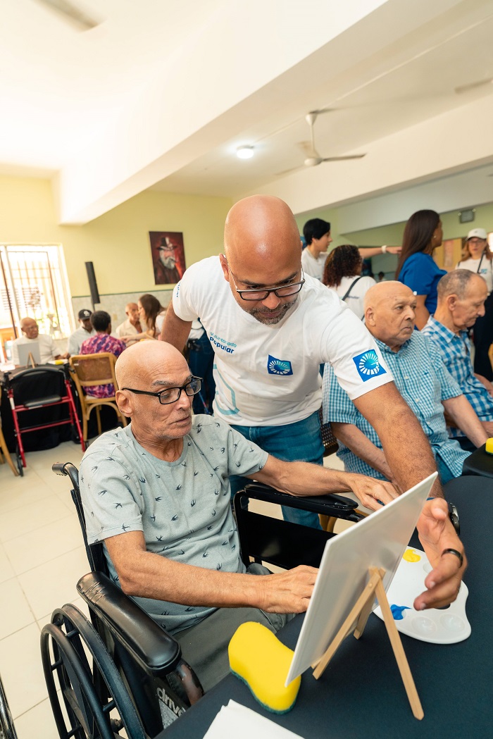 Voluntariado Popular realiza jornada de acompañamiento en el Hogar de Ancianos San Francisco de Asís