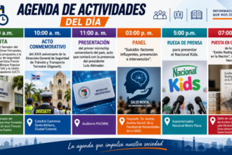 Agenda del día: jueves 10 de septiembre de 2026