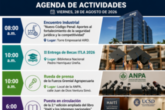 Agenda del día: jueves 3 de septiembre de 2026