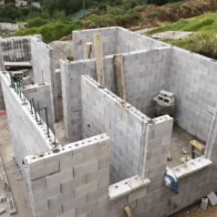 Construcción de viviendas.