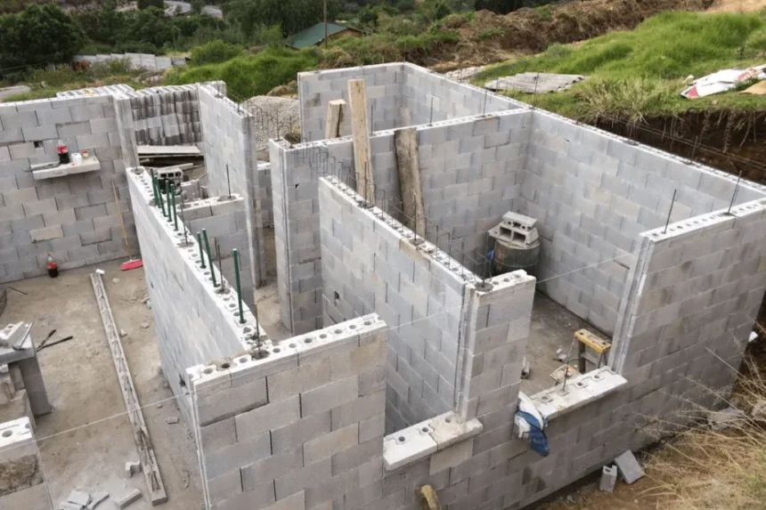 Construcción de viviendas.