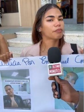 Familiares de joven agredido en Los Praditos claman justicia frente al Palacio de Justicia de Ciudad Nueva