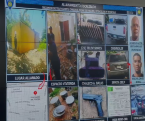 Policía apresa a Álvaro Ubiera y recupera 21 televisores sustraídos de Villa Olímpica