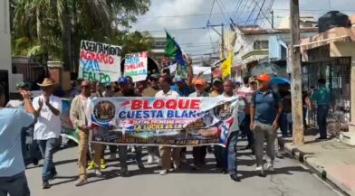 FALPO marcha en San Francisco y cuestiona avances en las obras prometidas