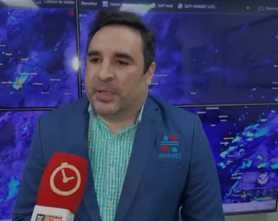 Vaguada mantiene las lluvias en varias zonas del país; Indomet prevé una reducción para mañana