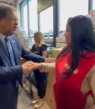 Leonel recorre Filadelfia previo a juramentación de nuevos miembros de la FP en Pensilvania