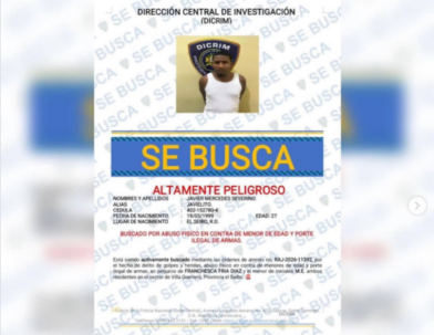 DICRIM busca a hombre acusado de agredir sexualmente a una menor en El Seibo