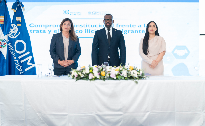 Procuraduría y OIM impulsan digitalización contra la trata y tráfico de migrantes