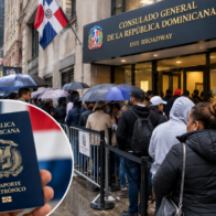 Dominicanos acuden masivamente al Consulado en Nueva York para solicitar nuevo pasaporte electrónico