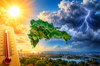 Vaguada provocará aguaceros y tormentas eléctricas este domingo; calor continuará intenso