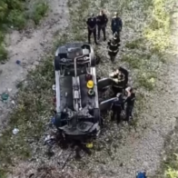 Mujer muere tras vehículo caer al vacío en la carretera Salcedo-Tenares