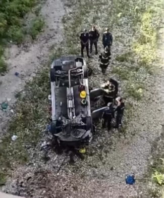 Mujer muere tras vehículo caer al vacío en la carretera Salcedo-Tenares