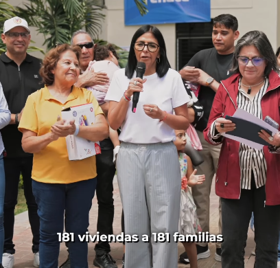 Venezuela entrega 181 viviendas a familias afectadas por terremotos