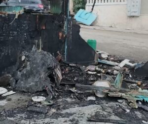 Velón encendido a San Miguel habría provocado incendio que destruyó 22 casetas en Boca Chica