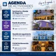 Agenda del día: lunes 21 de septiembre de 2026