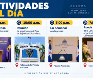 Agenda del día: lunes 7 de septiembre de 2026