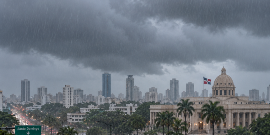 Onda tropical y vaguada provocarán fuertes lluvias - Generada con IA