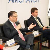 El ministro de Industria, Comercio y Mipymes (MICM), Yayo Sanz Lovatón ante Organización de los Estados Americanos (OEA).