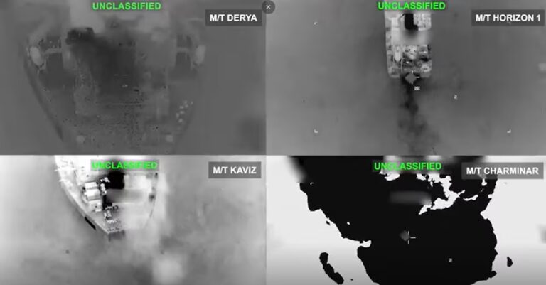 Estados Unidos bombardeó cinco petroleros iraníes vinculados a la Guardia Revolucionaria Islámica