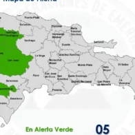 COE activa alerta verde en cinco provincias por crecida de ríos