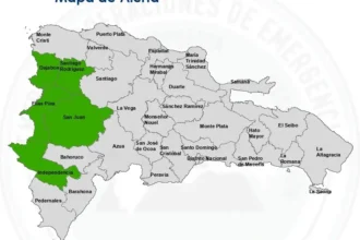 COE activa alerta verde en cinco provincias por crecida de ríos