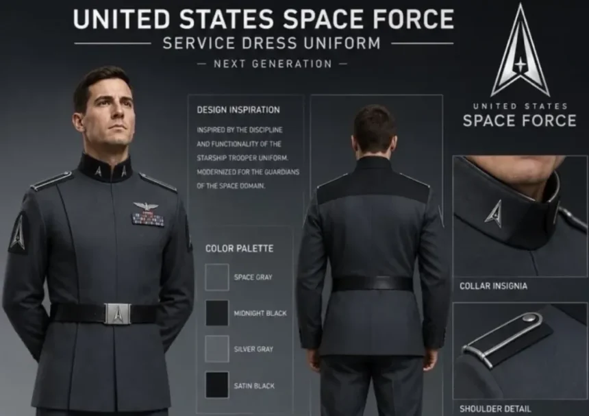 Trump propone para la Fuerza Espacial un uniforme inspirado en una sátira del fascismo