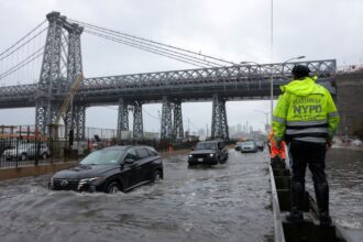 Fuertes lluvias provocan inundaciones en Nueva Jersey