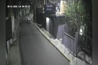 Cámaras de seguridad captan atraco armado a una pareja en presencia de un menor de 5 años en SDO
