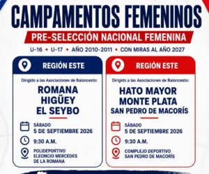 Fedombal convoca campamentos femeninos para fortalecer la preselección nacional con miras a 2027