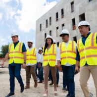 Ministro Rodríguez y procuradora supervisan construcción de la Ciudad Judicial de SDO
