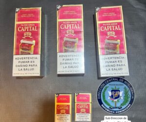 Policía ocupa drogas, cigarrillos ilícitos y tragamonedas en La Vega