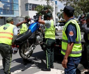 Intrant y Digesett intensifican operativos contra motociclistas que infringen la Ley de Tránsito