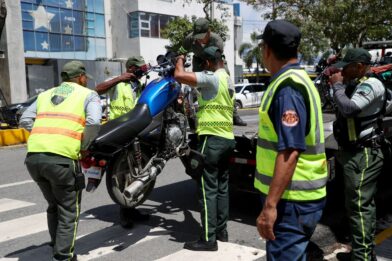 Intrant y Digesett intensifican operativos contra motociclistas que infringen la Ley de Tránsito