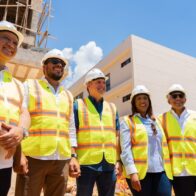 Ministro Rodríguez supervisa avances del Centro Universitario UASD Santo Domingo Este, con 60 % de ejecución