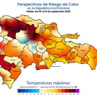 Indomet advierte calor de severo a extremo en RD con temperaturas que rozan los 40 °C