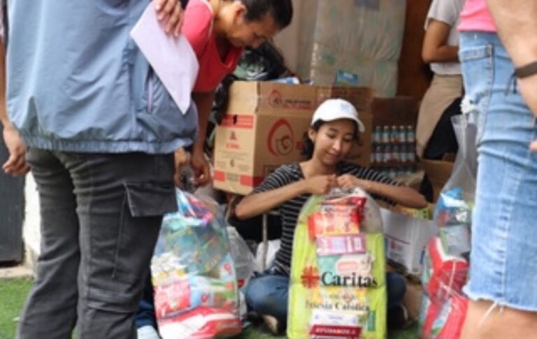 Cáritas Dominicana moviliza RD$14 millones y 15 contenedores de ayuda para los afectados del terremotos en Venezuela