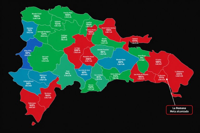 Dominicanos Primero alcanza 171 % de recolección de firmas en La Romana