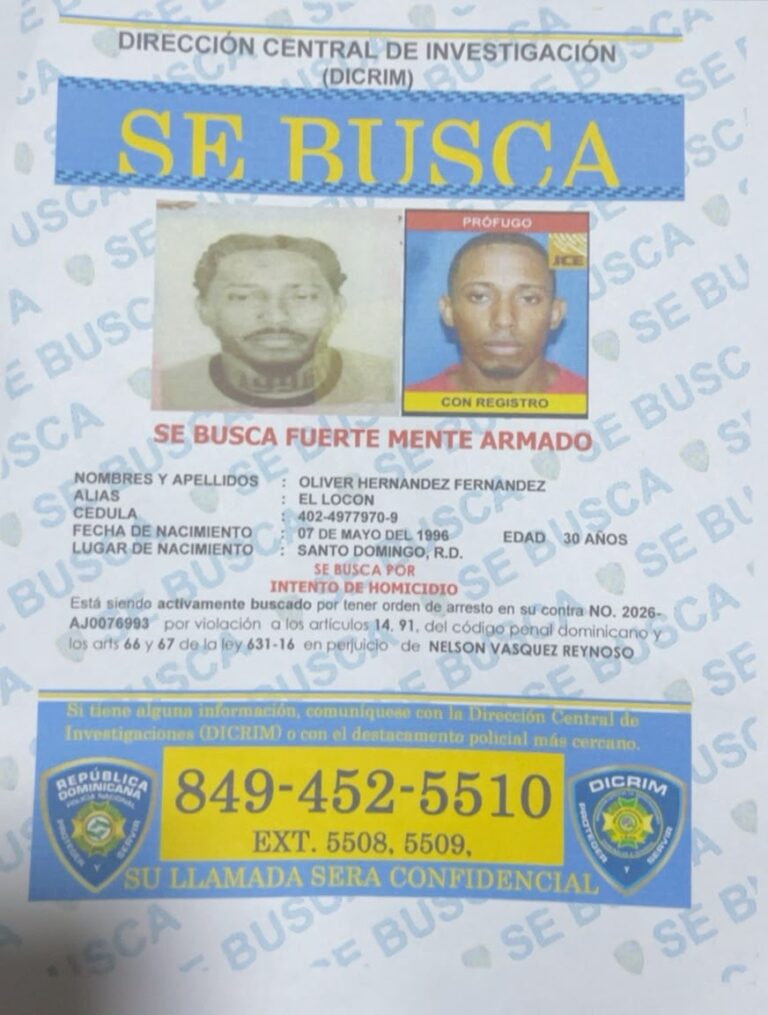 DICRIM y Ministerio Público buscan hombre captado en video tras herir de varios disparos a otro en Cotuí