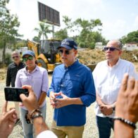 Alcalde Ulises Rodríguez supervisa construcción de Estación Central de Bomberos en El Dorado