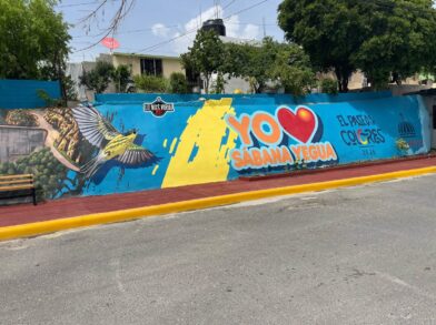 Inauguran boulevard y parador fotográfico en Sabana Yegua